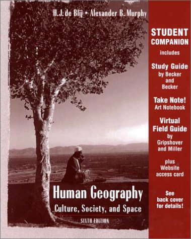 9780471320241: Student Companion to Accompany Human Geography: Culture, Society, and Space, Sixth Edition (Includes SG, Field Guide, Take Note! & Web Password)