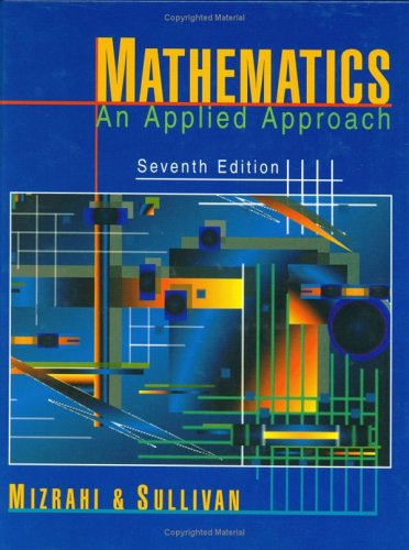 Beispielbild fr Mathematics : An Applied Approach zum Verkauf von Better World Books