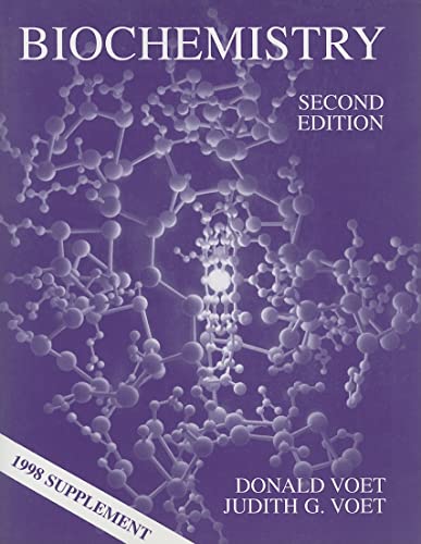 9780471322139: Biochemistry 1998 Supplement to Accompany Biochemistry Second Edition