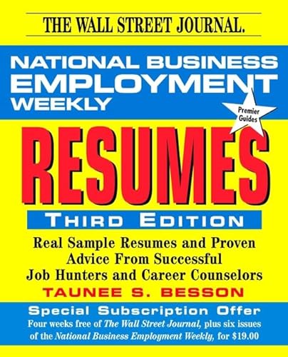 Stock image for National Business Employment Weekly Guide to Resumes for sale by ThriftBooks-Atlanta