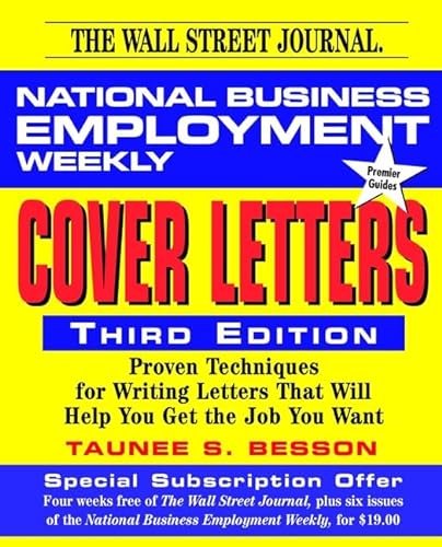 Stock image for National Business Employment Weekly Guide to Cover Letters for sale by ThriftBooks-Dallas