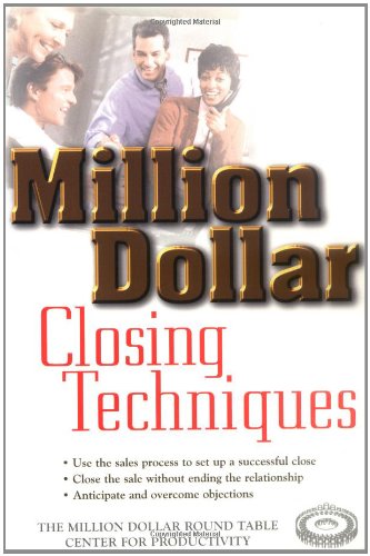 Stock image for Million Dollar Closing Techniques for sale by Better World Books