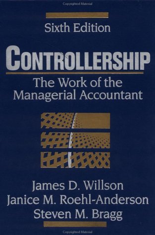 9780471326182: Controllership: The Work of the Managerial Accountant