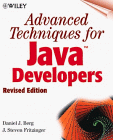 9780471327189: Advanced Techniques for JavaTM Developers