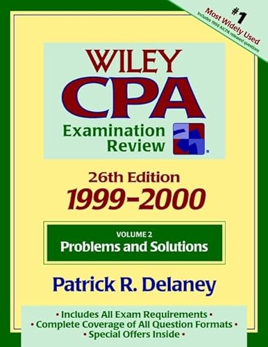 Stock image for Wiley Cpa Examination Review, 1999-2000: Problems and Solutions for sale by Aaron Books