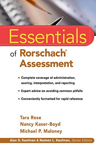 Stock image for Essentials of Rorschach Assessment for sale by Wonder Book