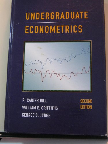 Beispielbild fr Undergraduate Econometrics zum Verkauf von Better World Books