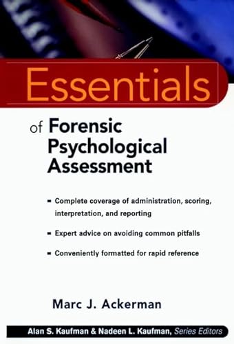 Stock image for Essentials of Forensic Psychological Assessment (Essentials of Psychological Assessment) for sale by Books of the Smoky Mountains