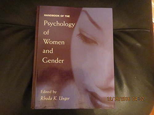 Imagen de archivo de Handbook of the Psychology of Women and Gender a la venta por Better World Books