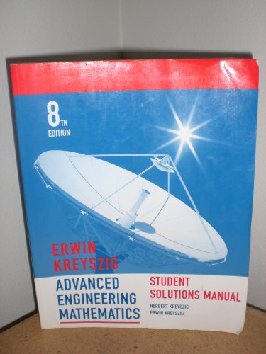Imagen de archivo de Advanced Engineering Mathematics, Student Solutions Manual a la venta por SecondSale