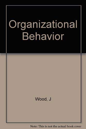 9780471337690: Organisational Behavior An Asia Pacific Perspective