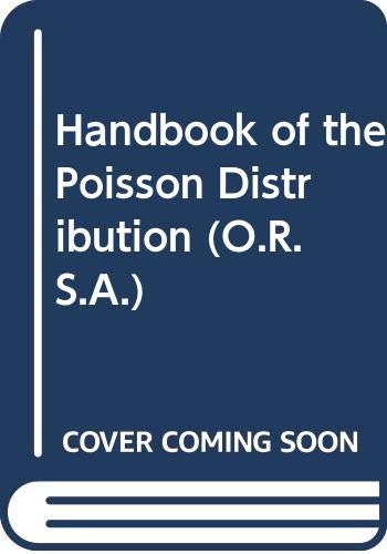 Stock image for Handbook of the Poisson Distribution (ORSAS) for sale by ThriftBooks-Atlanta