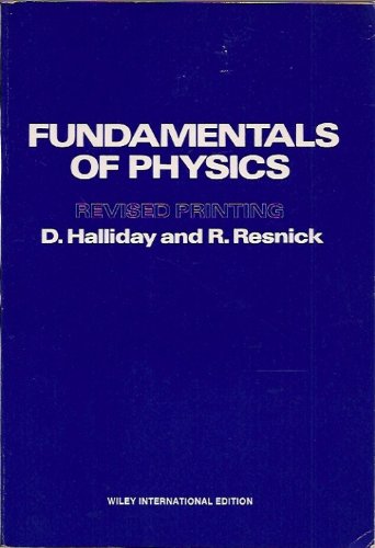 HALLIDAY FUNDAMENTALS OF PHYSICS REVISED PRINT ING (9780471344322) by WIE, D