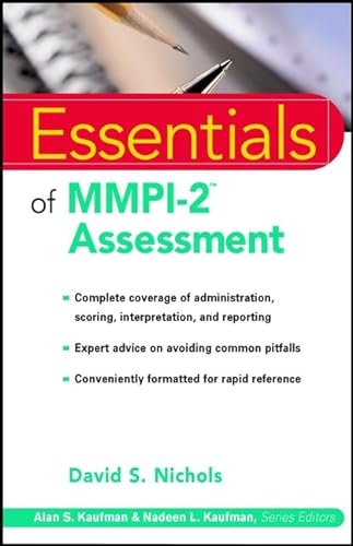 Beispielbild fr Essentials of MMPI-2 Assessment zum Verkauf von Better World Books