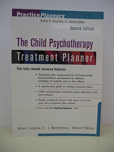 Imagen de archivo de The Child Psychotherapy Treatment Planner, 2nd Edition a la venta por Wonder Book