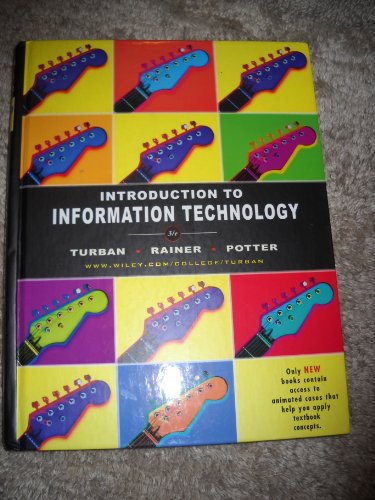 Beispielbild fr Introduction to Information Technology zum Verkauf von HPB-Red