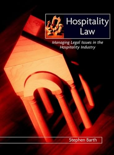 Beispielbild fr Hospitality Law : Managing Legal Issues in the Hospitality Industry zum Verkauf von Better World Books