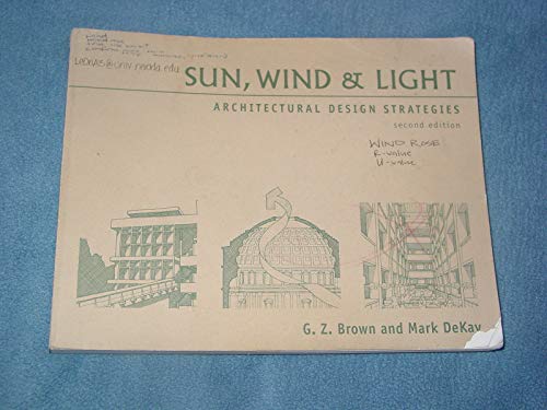 Beispielbild fr Sun, Wind & Light: Architectural Design Strategies zum Verkauf von WorldofBooks