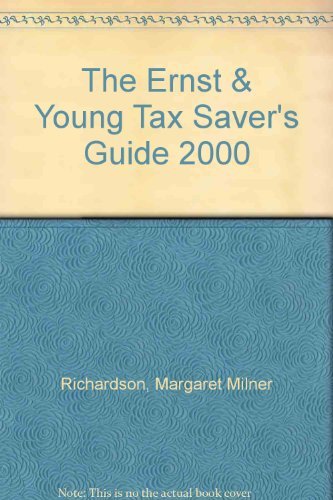 Stock image for The Ernst & Young Tax Saver's Guide 2000 for sale by HPB-Emerald