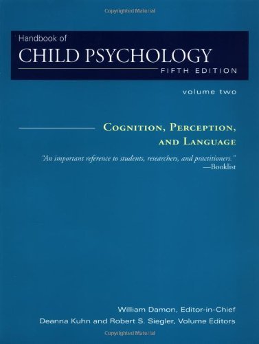 Stock image for Cognition, Perception, and Language, Volume 2, Handbook of Child Psychology, 5th Edition for sale by HPB-Red
