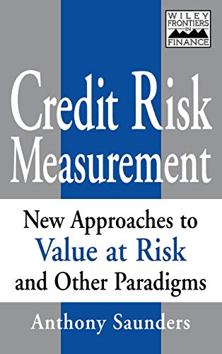 Imagen de archivo de Credit Risk Measurement: New Approaches to Value- At-Risk and Other Paradigms a la venta por ThriftBooks-Dallas