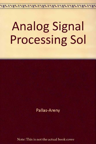 9780471351276: Analog Signal Processing, Solutions Manual