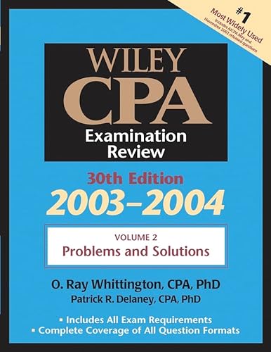Stock image for Wiley CPA Examination Review, Volume 2, Problems and Solutions, 30th Edition, 2003-2004 for sale by HPB-Red