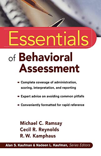 Beispielbild fr Essentials of Behavioral Assessment zum Verkauf von Blackwell's