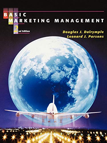 Imagen de archivo de Basic Marketing Management a la venta por HPB-Red