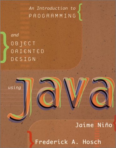 Imagen de archivo de An Introduction to Programming and Object Oriented Design Using Java a la venta por SecondSale