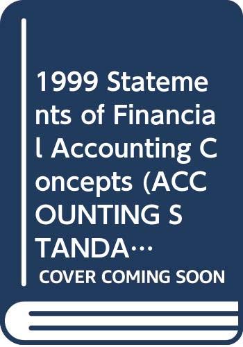 Stock image for Statements of Financial Accounting Concepts: Accounting. for sale by Books Puddle