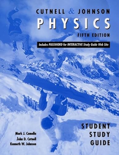 Stock image for Physics, Student Study Guide for sale by Better World Books