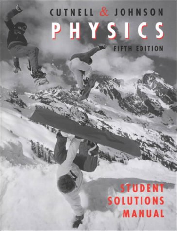 Imagen de archivo de Student Solutions Manual to Accompany Physics 5th Edition a la venta por Better World Books: West