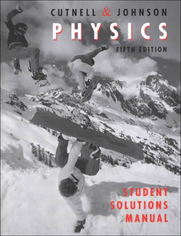 Stock image for Student Solutions Manual to Accompany Physics 5th Edition for sale by Better World Books: West