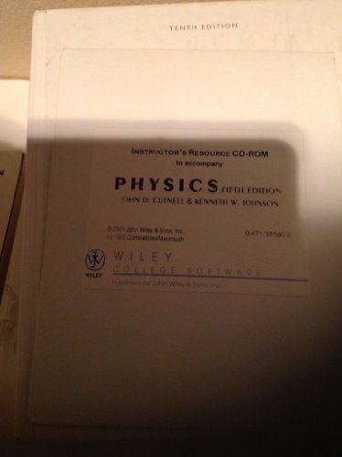 Physics Ir CD 5e (9780471355861) by John D. Cutnell