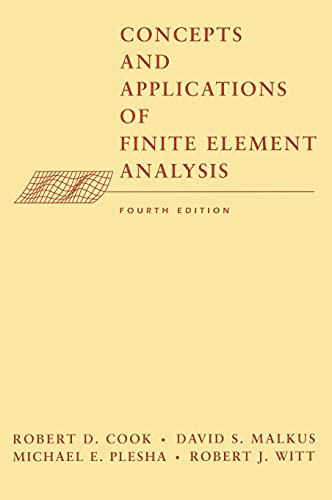 9780471356059: Concepts and Applications of Finite Element Analysis