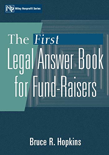 Beispielbild fr The First Legal Answer Book for Fund-Raisers zum Verkauf von Better World Books