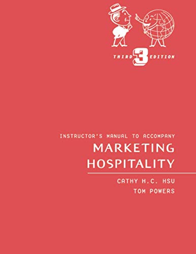 9780471357377: Instructor's Manual to Accompany Marketing Hospitality, Third Edition