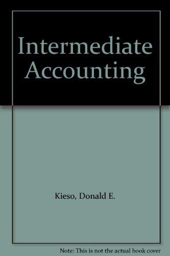 Intermediate Accounting (9780471357681) by Unknown Author