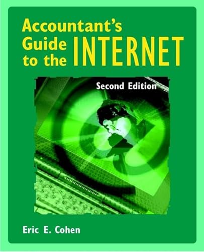 INTERNET 2E (9780471358343) by E. Cohen, Eric