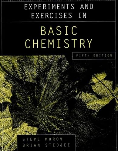 Stock image for Experiments and Exercises in Basic Chemistry for sale by HPB-Red