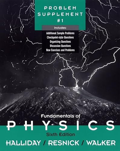 Imagen de archivo de Fundamentals of Physics, , Problem Supplement No. 1 a la venta por Goodwill Books