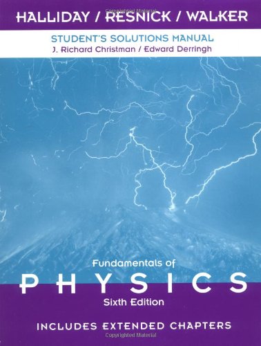 9780471360346: Solutions Manual (Fundamentals of Physics)