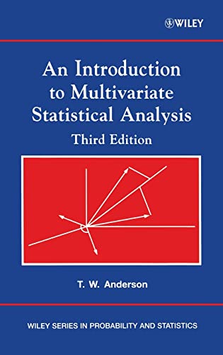 Stock image for An Introduction to Multivariate Statistical Analysis for sale by Reader's Corner, Inc.