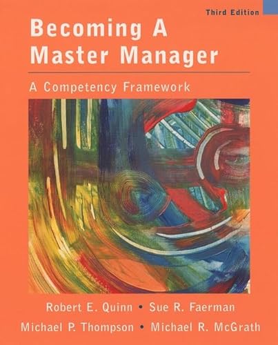 Imagen de archivo de Becoming a Master Manager : A Competency Framework a la venta por Better World Books