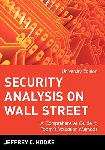 9780471362470: Security Analysis Valuation: A Comprehensive Guide to Today's Valuation Methods, Univ. Edition (Wiley Frontiers in Finance)