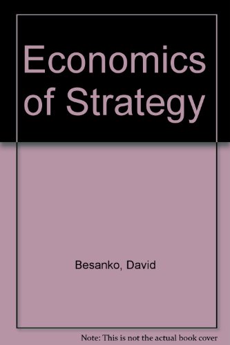 Beispielbild fr Economics of Strategy zum Verkauf von Anybook.com