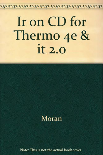 Ir on CD for Thermo 4e & it 2.0 (9780471363477) by Moran