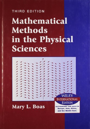 9780471365808: WIE Mathematical Methods in the Physical Sciences, 3rd Edition