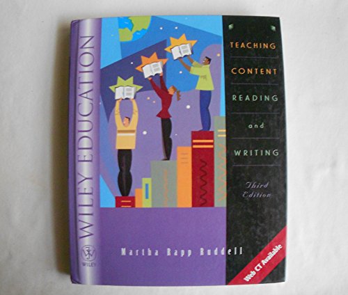 9780471366744: Teaching Content: Reading and Writing (Wiley education)